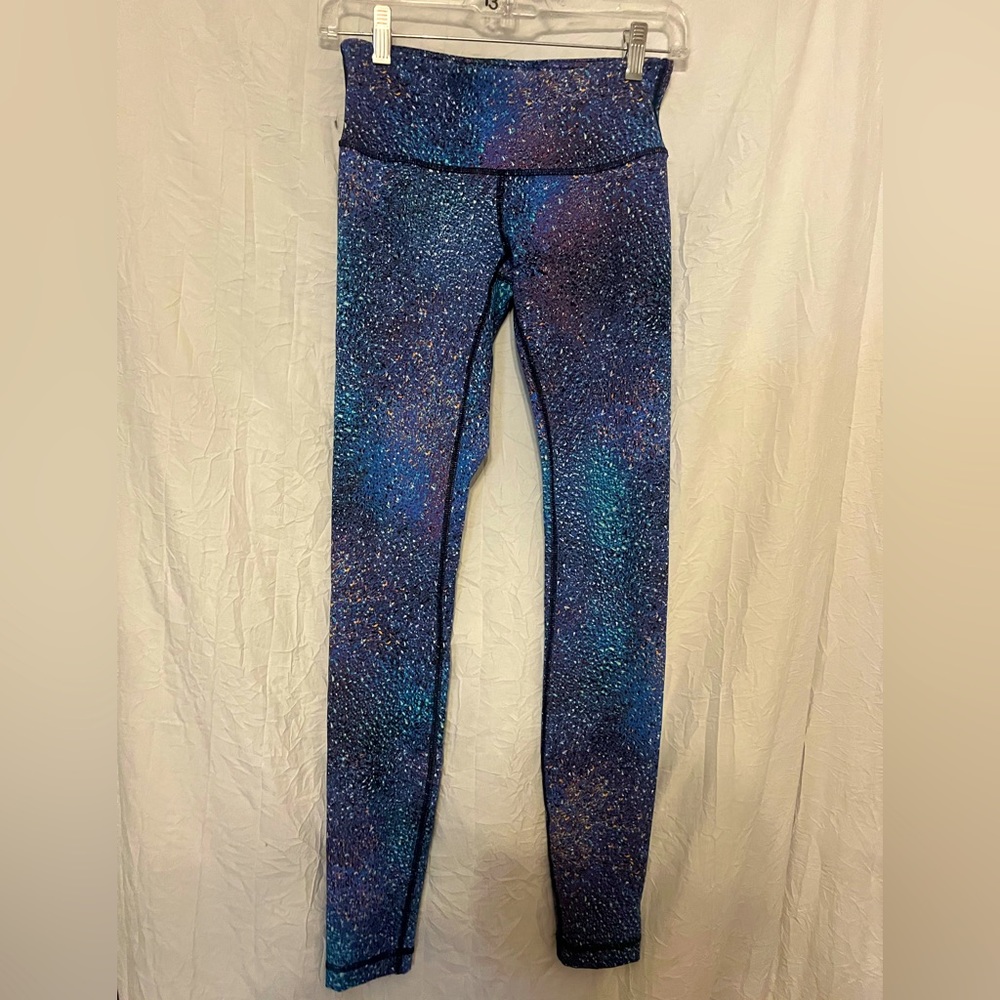 Lululemon Low Rise Wunder Under Confetti Leggings 🌵4